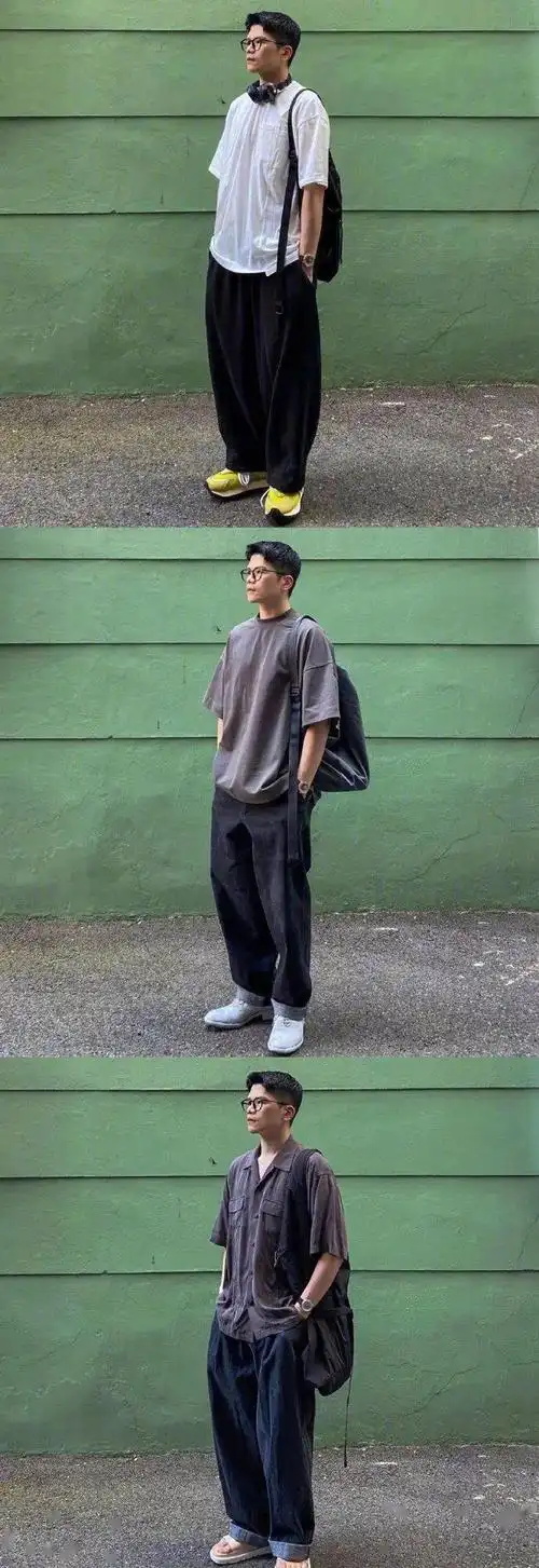 韩国男生woozzang的36套日常穿搭,休闲随性又很有型的帅气男友色系