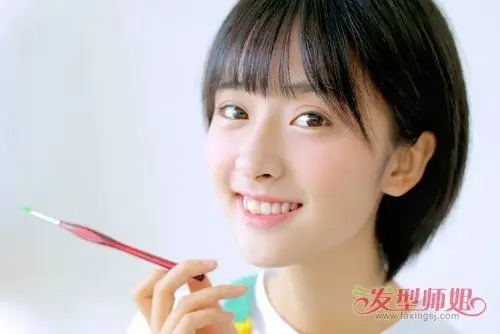 适合修剪的短发造型系 mm精剪出的漂亮短头发造型系列(2)_发型师姐