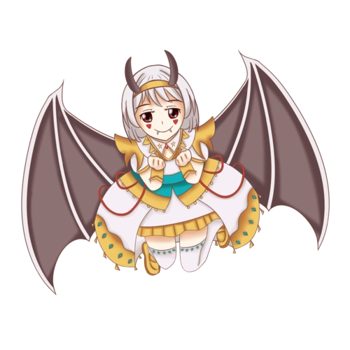 万圣节可爱小恶魔图片