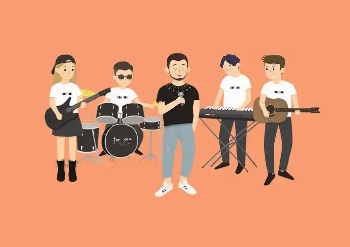 for you 乐队没主唱|插画|商业插画|mitter_米特 - 原创作品 - 站酷