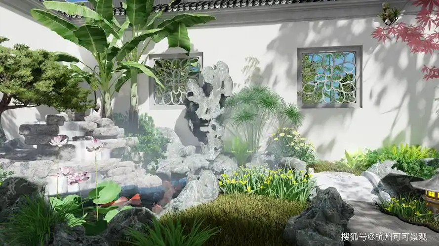 杭州庭院设计虽在尘世却隐于世外细数中式庭院里的潋滟芳华