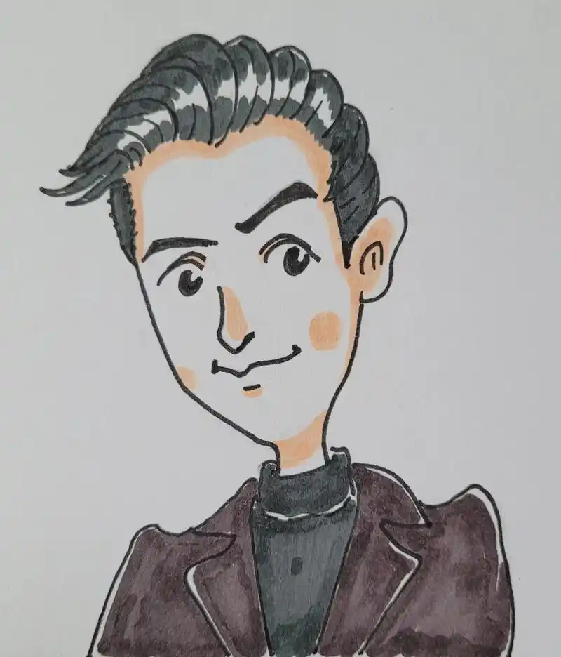 繁花人物漫画.#人物肖像 #每日一画 #胡歌#手绘头像约稿  - 抖音