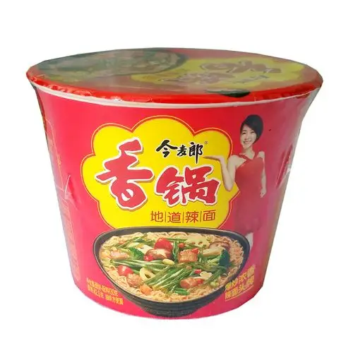 今麦郎方便面香锅牛肉面桶泡面130克12麻辣味一炒八香速