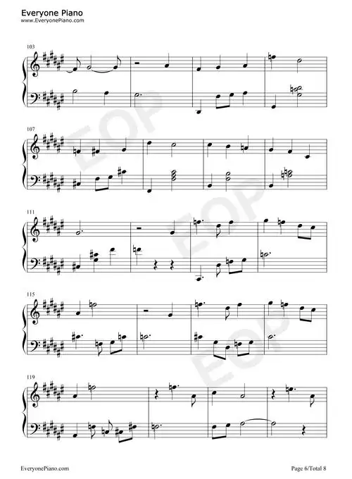 满足-肖战五线谱预览6-钢琴谱文件(五线谱,双手简谱,数字谱,midi,pdf)