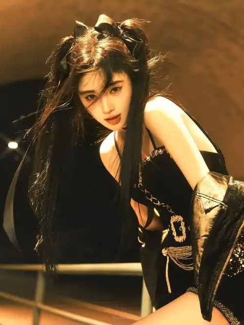 鞠婧祎双马尾辣妹