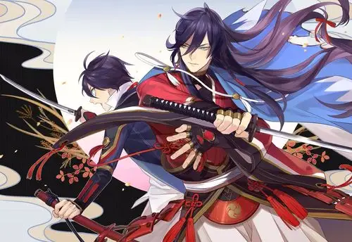 左边那个拿刀,男的图片.要穿那种蓝色衣服的.要单个的.【简单点说吧