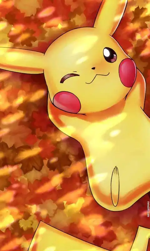 480x800图片下载_悠闲躺在地上眯着眼睛的皮卡丘手机图片_591彩信网