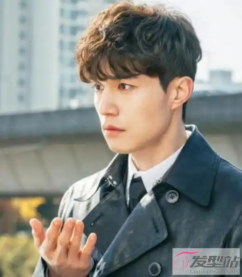 男士好打理的烫发发型 微卷,油头,纹理烫造型任选--sms580