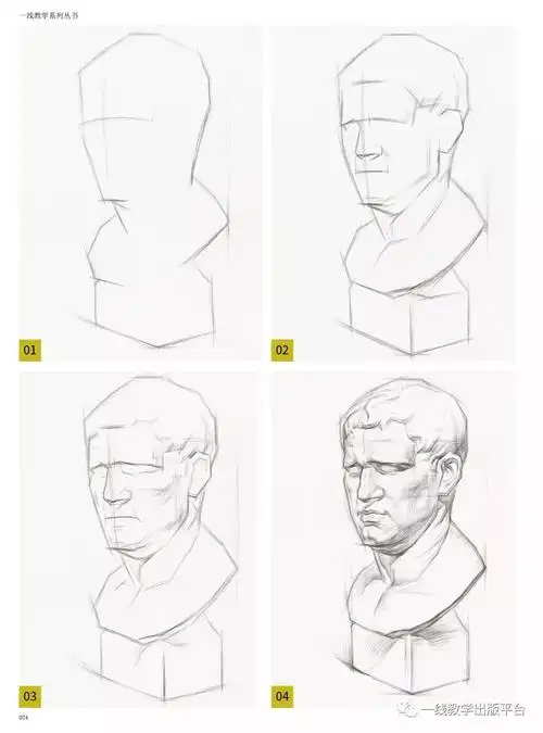 素描学习进阶篇为画好真人头像做准备我们为你量身定做了品格素描石膏