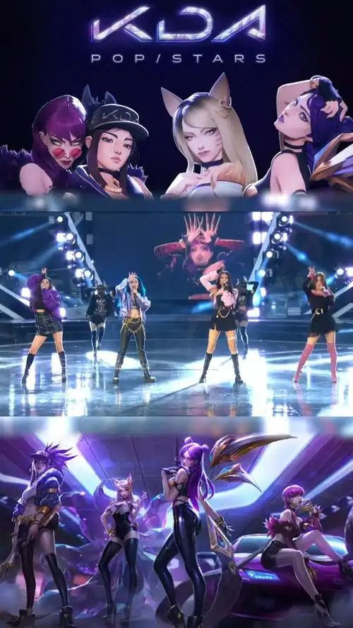 在英雄联盟s8赛季开幕式上的k/da女团的出道首秀part2~你pick哪个小姐