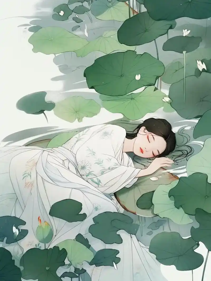 仙气十足的古风头像壁纸|兴尽晚回舟,误入.莲花深处. #创作 - 抖音