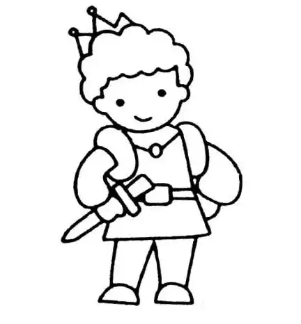 小王子人物形象简笔画