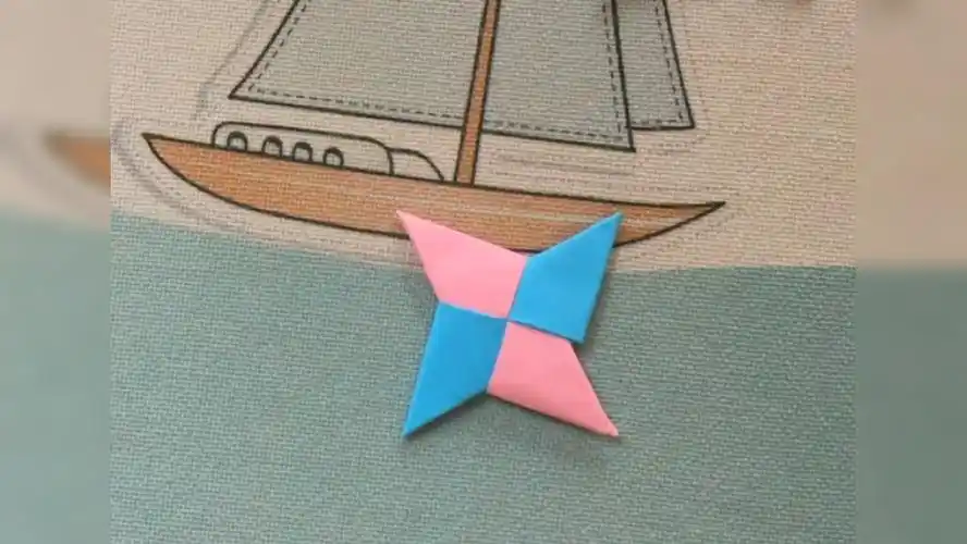 2分钟学会折纸迷你小飞镖,小朋友们都喜欢