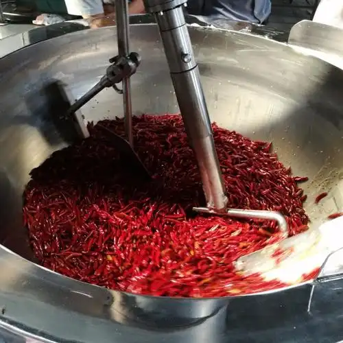 全自动火锅底料炒锅 麻辣烫料搅拌炒锅 电加热火锅炒料机