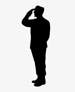 png敬礼士兵pngpng军人剪影标志敬礼pngpng空军军姿敬礼pngpsdpng五一