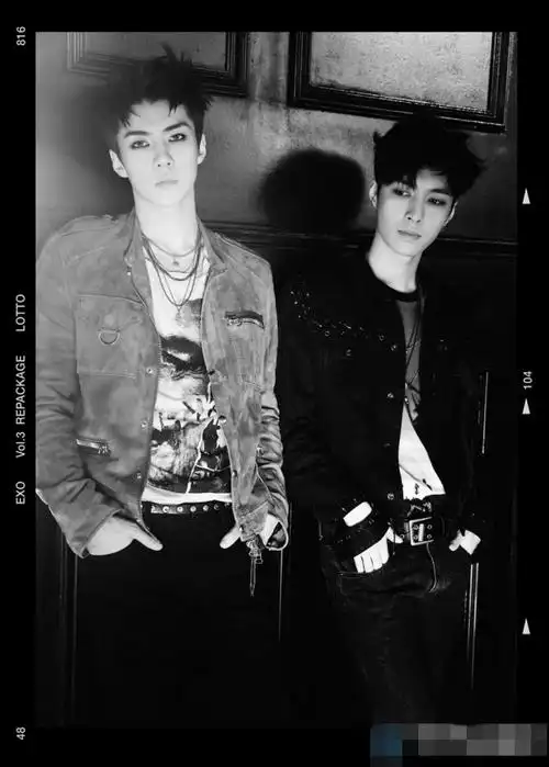 exolotto完整版预告照公开张艺兴世勋黑白风格显神秘组图