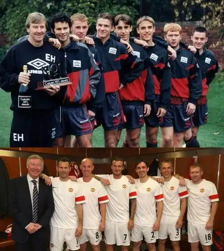 红魔传奇教练哈里森逝世92班恩师经典合影传世