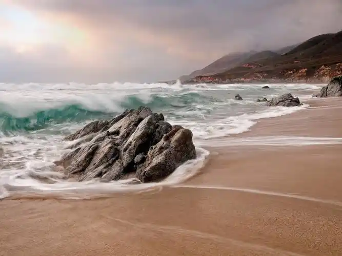 首页 自然和风景 海洋和海岸 海滩,大海,海浪,石头,大自然 壁纸 海滩