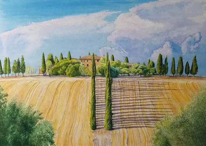 自己画的水彩,大多是临摹照片,只有天蝎那… - 堆糖,美图壁纸兴趣社区