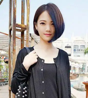 a线bob头图片时尚款式 a字型bob头后面要怎么剪呢 - 发型设计 - 辣妈