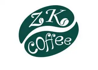 应要求zk coffee想在logo上体现"zk coffee"字样,为了不让商标过于花