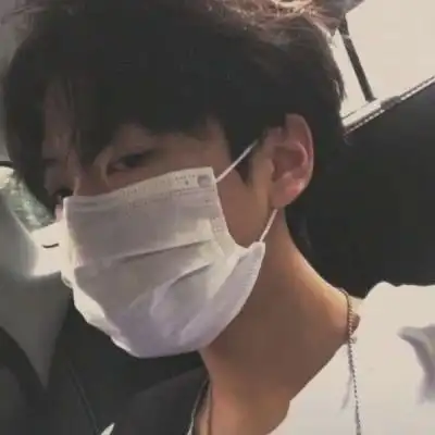 超酷帅气的口罩控男生头像图片