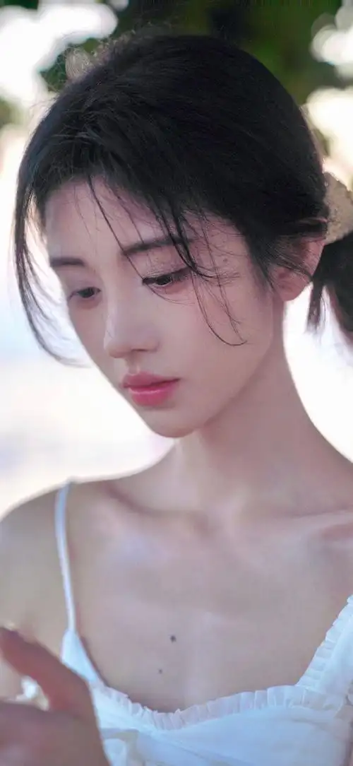 手机壁纸95#鞠婧祎薄荷曼波妆