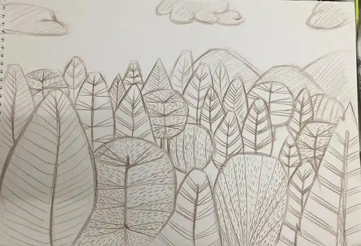 一片树林的过程|插画|儿童插画|崔泡泡o - 原创作品 - 站酷 (zcool)