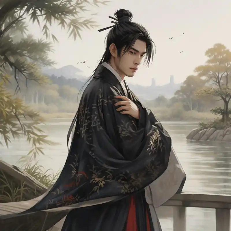 9515冷酷霸气古风男生头像98 探索古风的魅力,冷酷霸气的男生