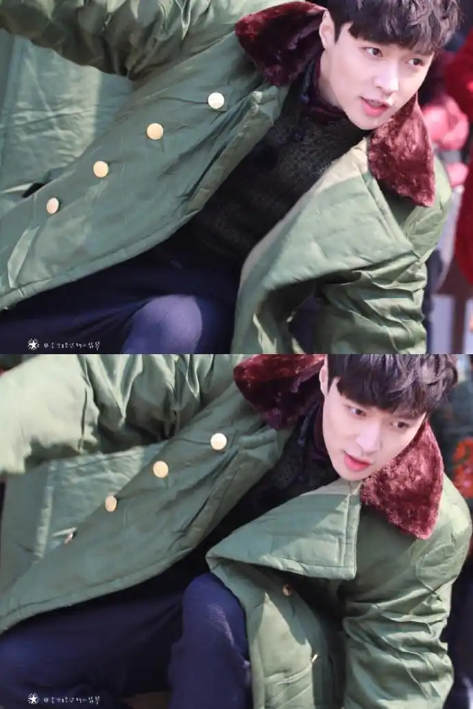 [张艺兴][分享]180607 气质一绝张艺兴 笨重的军大衣也掩盖不住的仙气