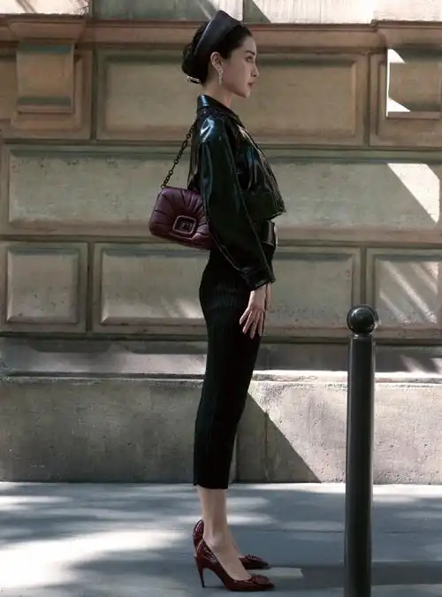 angelababy是配菜终结者#baby高跟特写