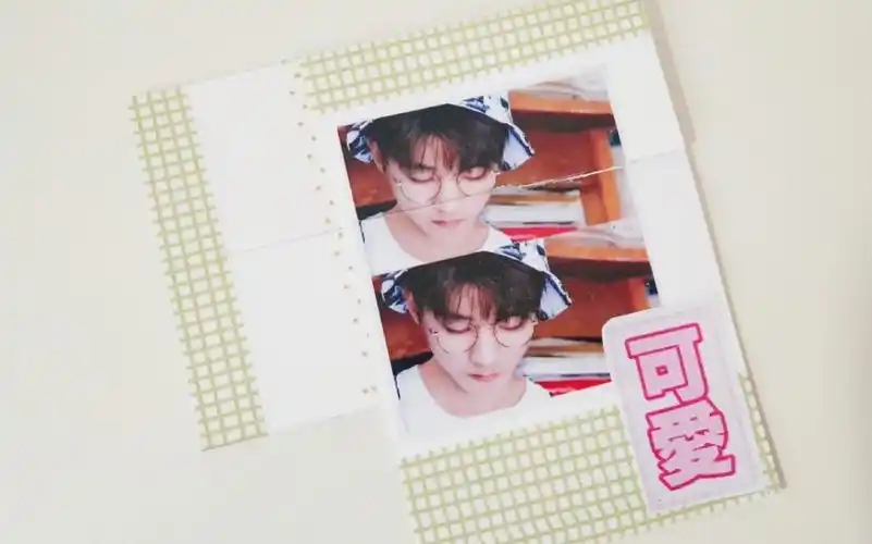 活动  【手帐机关】【王俊凯】可可爱爱的方块旋转卡