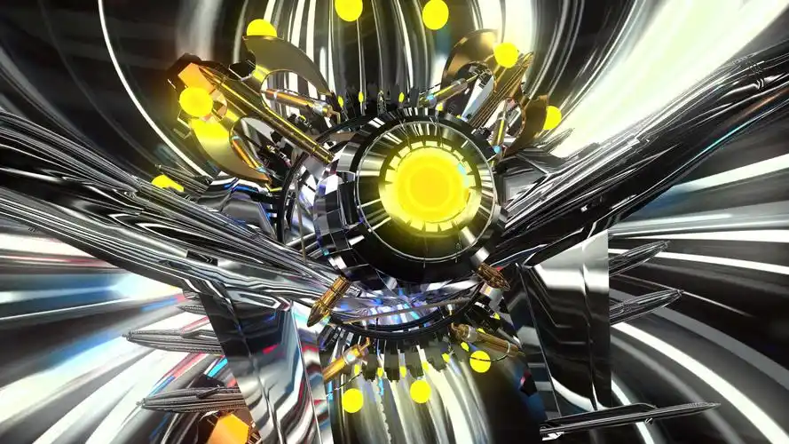 4k最新原创三维立体动感荧光vj大屏5