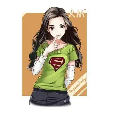 angelababy头像q版动漫版美鼻壁纸表情包用最初的心陪杨颖走最