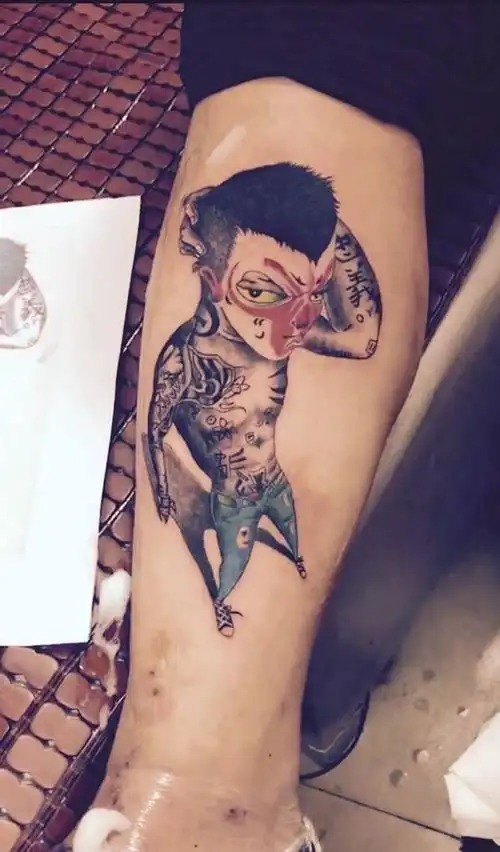 社会猴纹身图片(2)_江西省赣州市纹身店-刺客纹身工作室,江西省赣州市