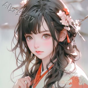 原创头像古装古风美女卡通漫画女孩高清头像 自动发货 头像收集社