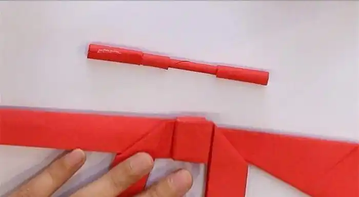 手工折纸枪折纸枪可发射子弹教程一把可以发射的纸枪98k狙击枪折纸