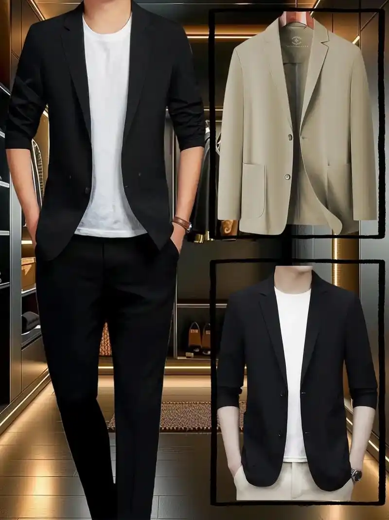 培蒙春秋男士西装商务休闲款