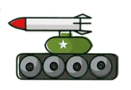 东风导弹41简笔画简笔画反坦克导弹战斧导弹简笔画教程导弹车简笔画