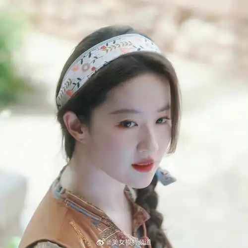 刘亦菲公主头像这个侧编发真好看