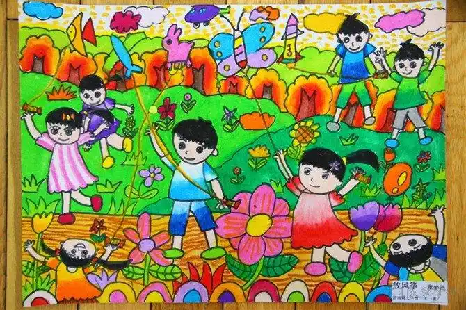 阳光下成长六年级绘画作品图片1阳光下成长六年级绘画作品图片展示