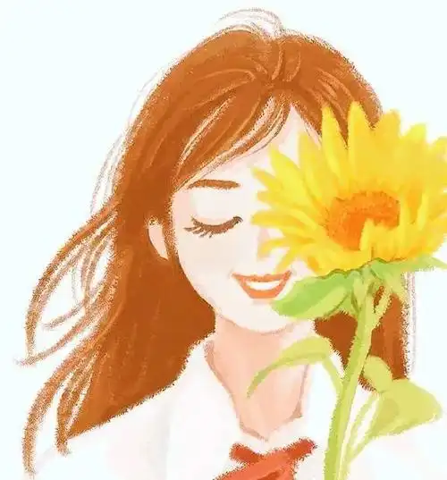 笑靥如花,寂静守候;用一颗感恩的心,开启一扇心窗,让明媚阳光洒满心海