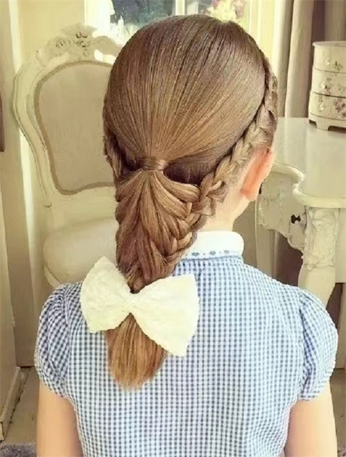 3-12岁小女孩发型 可爱儿童编发大全_儿童发型 - 美发站