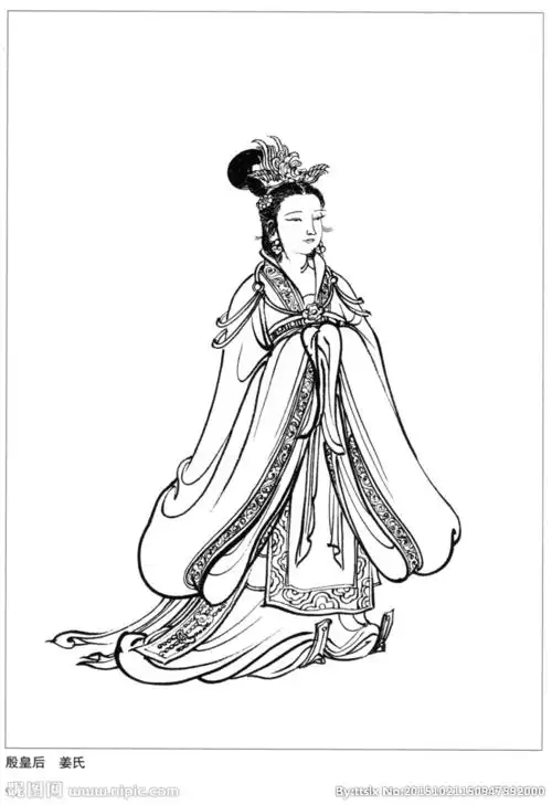 殷皇后姜氏图片