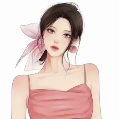 手绘森系文艺范儿十足的女生头像