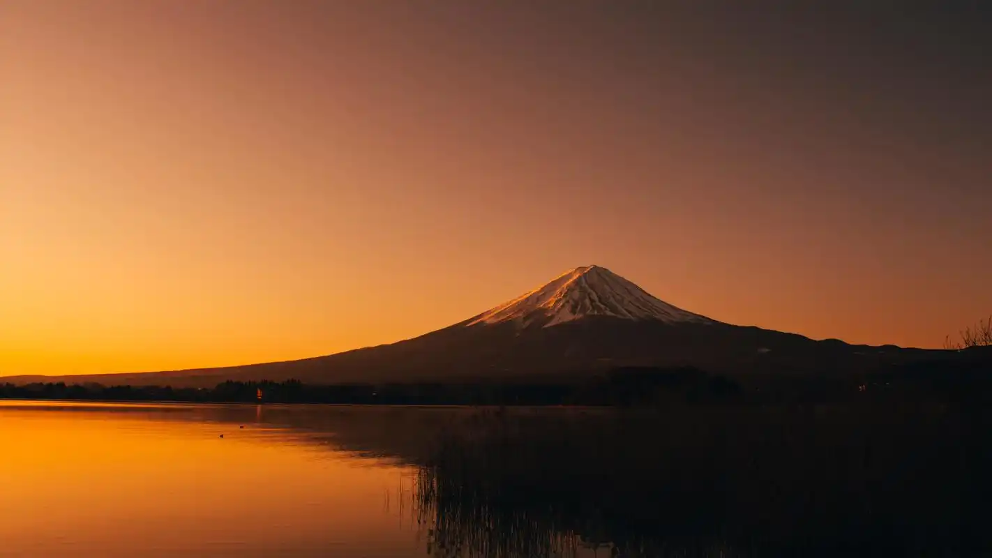 唯美黄昏湖泊美景桌面图片壁纸_风景壁纸_壁纸下载_美桌网
