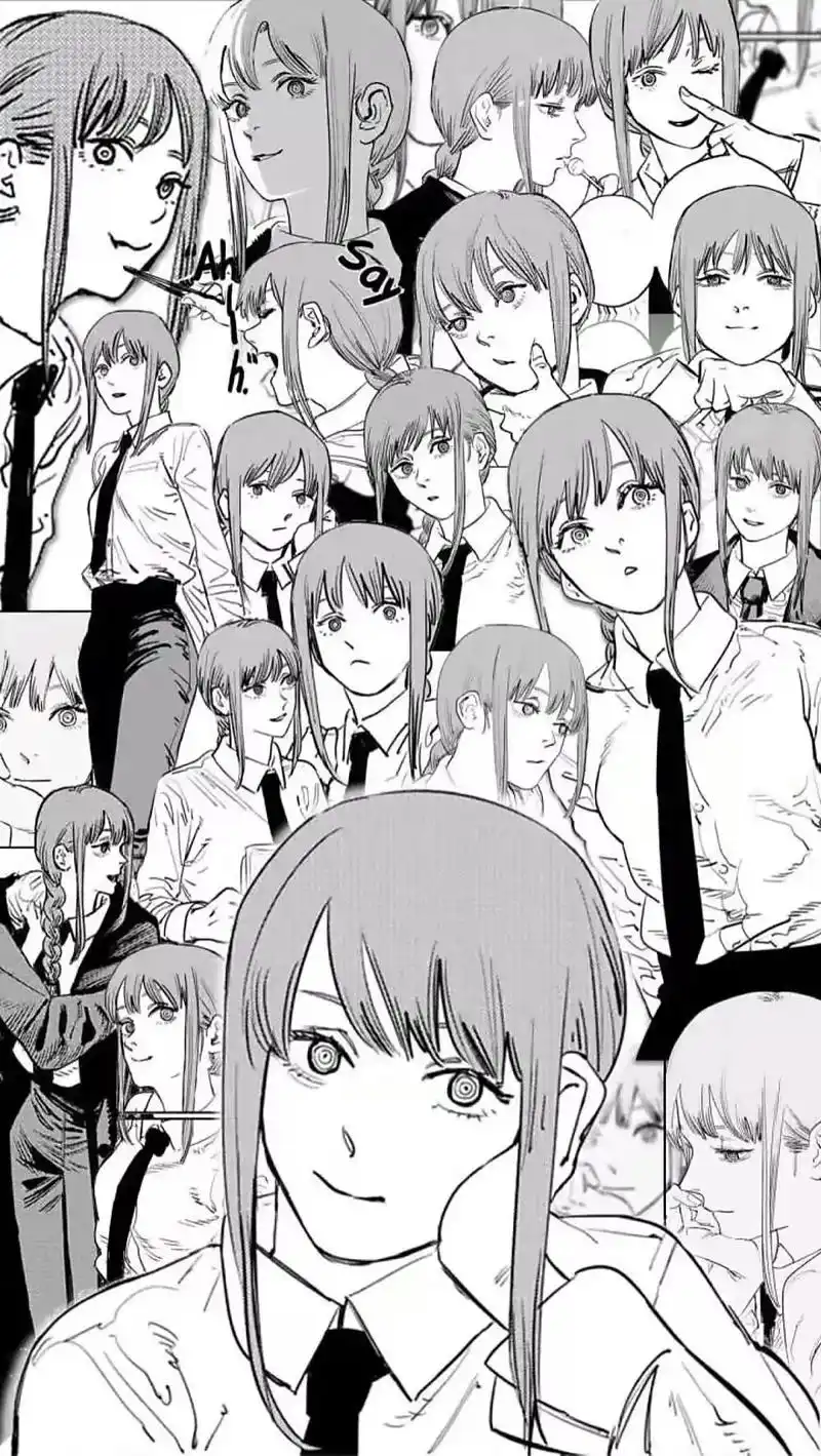 电锯人 #玛奇玛 #动漫 分享一组骉拼接壁纸#坏女人 - 抖音