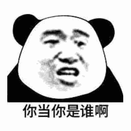 你当你是谁啊(熊猫头 gif 动图)_动图_gif_熊猫表情