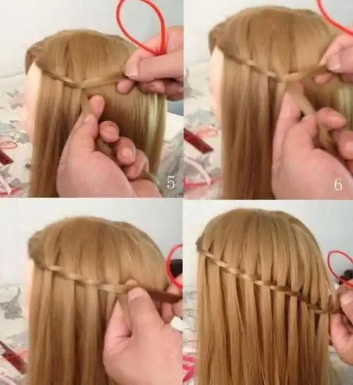 简单易学的辫子编法轻松打造出甜美的小公主哦