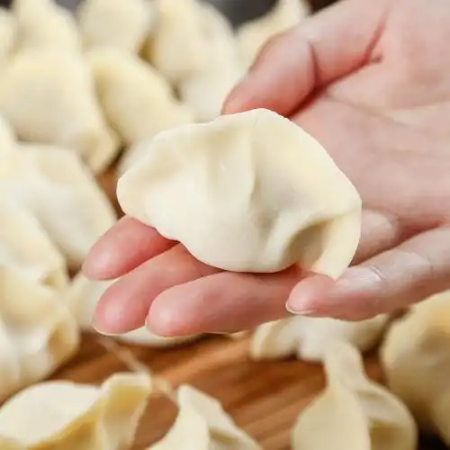 大娘包的手工水饺速冻5斤袋装饺子批发煎饺早餐食品速食水煮蒸饺